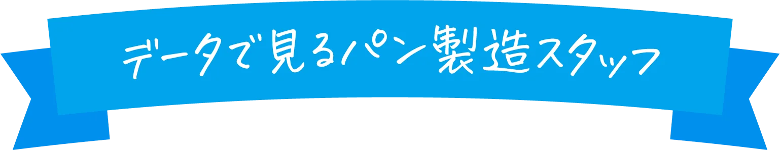 データで見るパン製造スタッフ